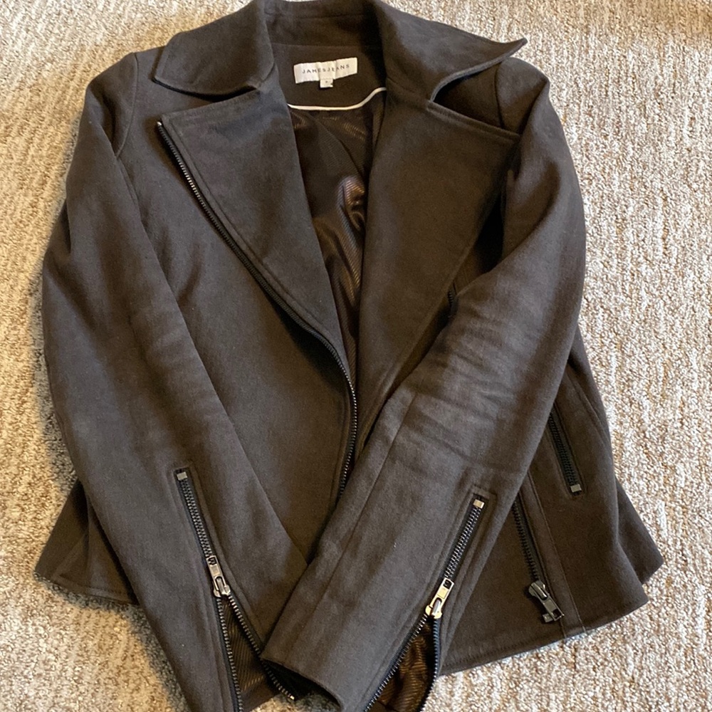 James tailored biker jacket